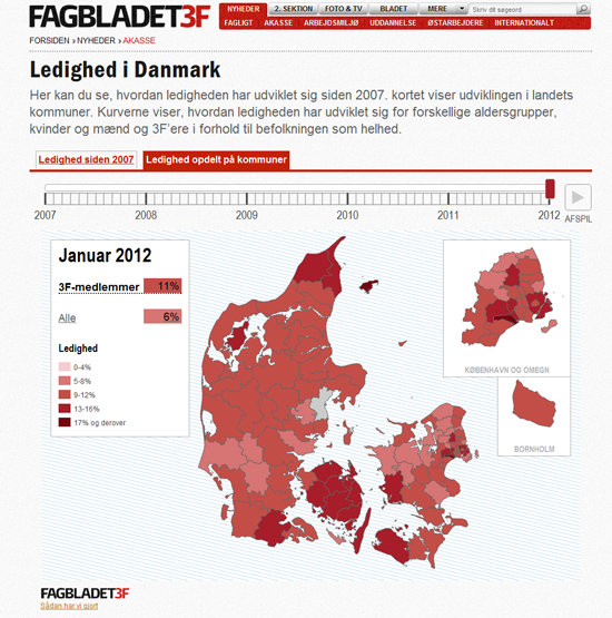 Carte réalisée pour Fagblaget3F
